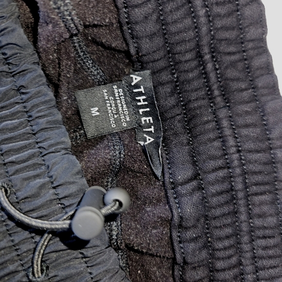 ATHLETA Black Crop Wide Bottom  Women's Pants - Picture 6 of 7